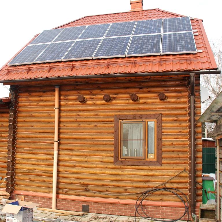 Сетевая солнечная электростанция 3 кВт
